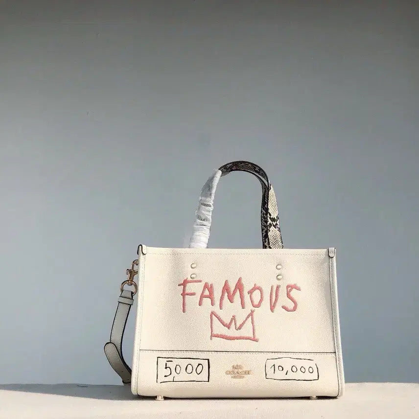 [BUNJANG] Coach Shoulder Bag Beige Canvas / 코치 숄더백