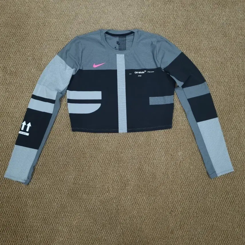 [BUNJANG] Nike x Off-White Collaboration Running Top / 나이키 오프화이트 콜라보 러닝탑