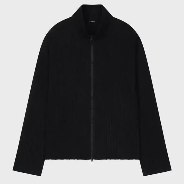 [BUNJANG] JUNNE P44 Pleats Zip-Up Jacket / 준느 p44 플리츠 집업자켓