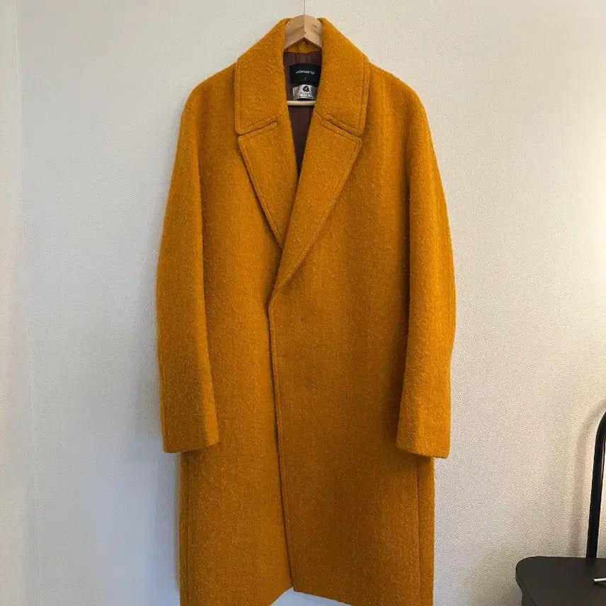 [BUNJANG] Andersson Bell Orange Alpaca Blend Single Breasted Coat L / Andersson Bell | 앤더슨벨 오렌지 알파카 코트 L