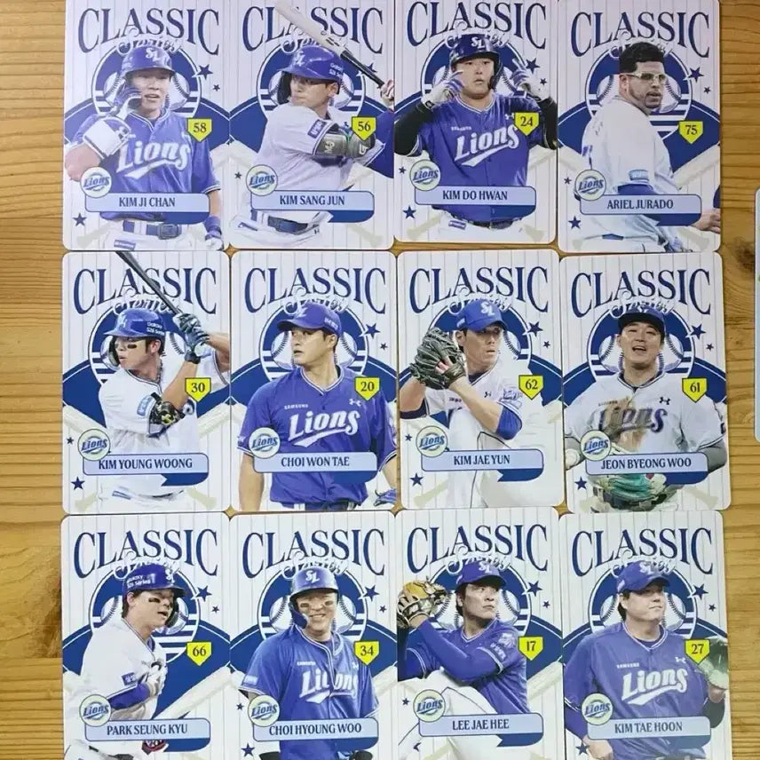 [BUNJANG] Samsung Lions Classic Series Photocard Lucky Draw / 삼성라이온즈 클래식 시리즈 포카 라팍 랜덤 7월 신규 히든 럭키
