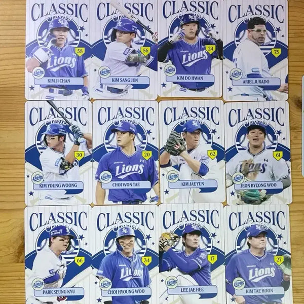 [BUNJANG] Samsung Lions Classic Series Photocard Lucky Draw / 삼성라이온즈 클래식 시리즈 포카 라팍 랜덤 7월 신규 히든 럭키
