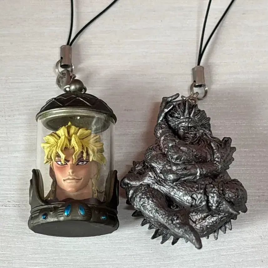 [BUNJANG] JoJo's Bizarre Adventure Dio 'Dio-gari' Kaz Super Strap Keychain Bundle Set / 죠죠의 기묘한 모험 디오 됴가리 카즈 슈퍼스트랩 키링 일괄