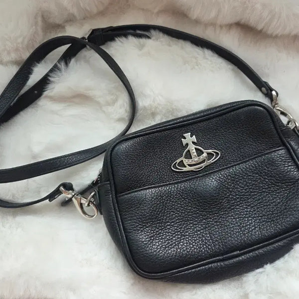 [BUNJANG] Vivienne Westwood Mini Black Crossbody Bag / 비비안웨스트우드 미니 크로스백