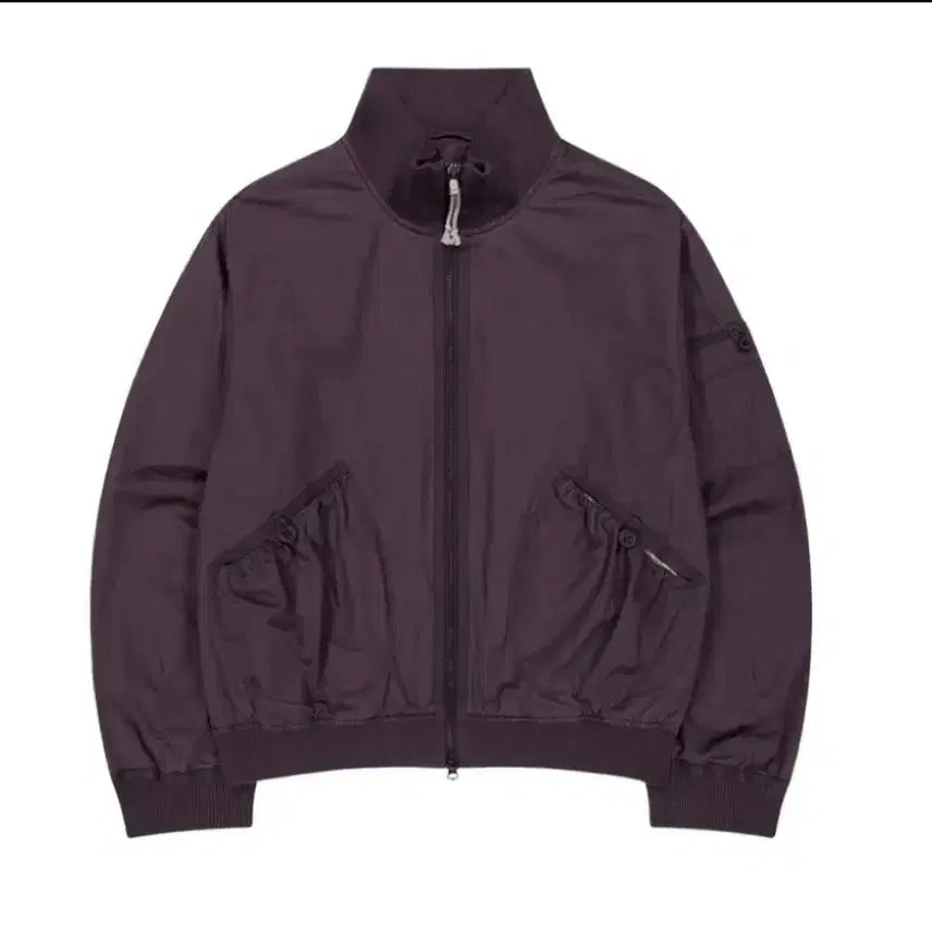 [BUNJANG] COYSEIO Dusty Cotton Bomber Jacket Purple / COYSEIO 코이세이오 더스티 코튼 봄버 자켓 퍼플