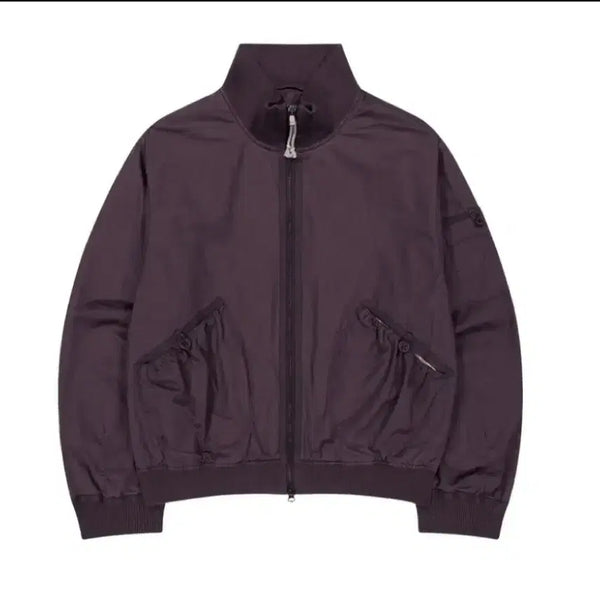 [BUNJANG] COYSEIO Dusty Cotton Bomber Jacket Purple / COYSEIO 코이세이오 더스티 코튼 봄버 자켓 퍼플