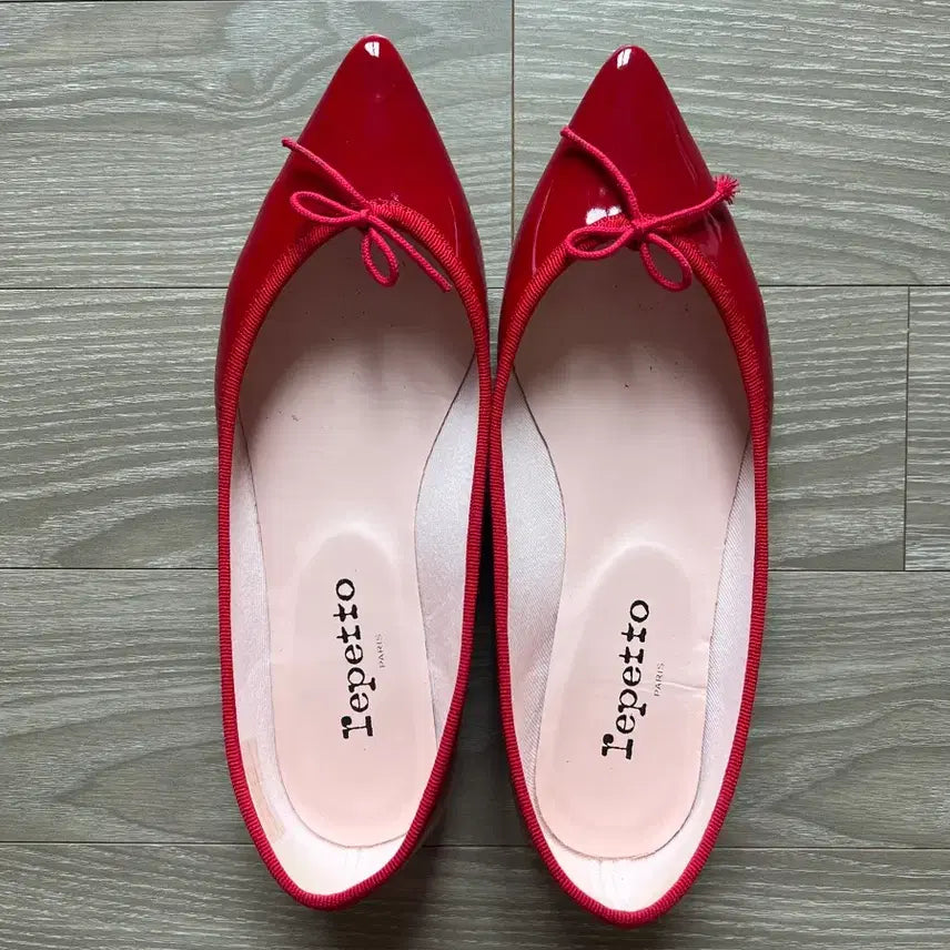 [BUNJANG] Repetto Brigitte Flat Shoes Red / 레페토 브리짓 플랫슈즈 레드