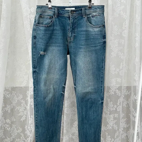 [BUNJANG] Epigram Vintage Washed Denim Jeans / 86-100) 코오롱 에피그램 빈티지 데님 청바지