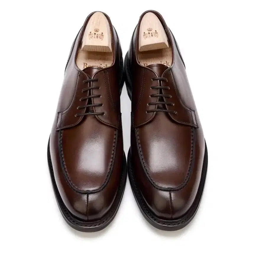 [BUNJANG] Berwick 3682 Dark Brown/Red Brown U-Tip Goodyear Welted Dainite Sole Shoes / 버윅 3682 다크브라운(레드브라운) 2회착 상태최상 255추천(6사이즈)