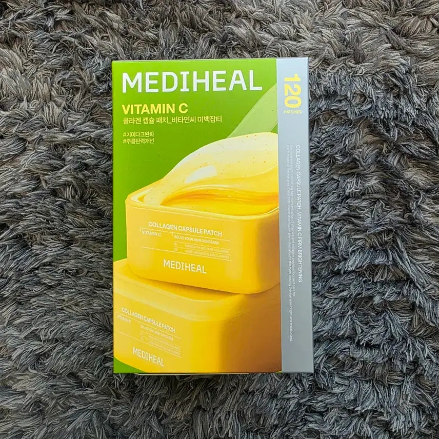 [BUNJANG] Mediheal Collagen Capsule Patch Vitamin C (2 x 60 Patches) / 미개봉) 메디힐  콜라겐 캡슐 패치 비타민C 60개입+60개입