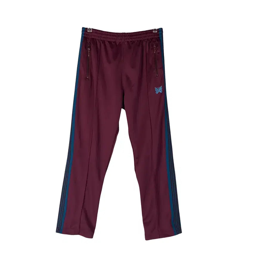 [BUNJANG] Needles Burgundy Blue Line Track Pants (M) / 802. 니들스 버건디 블루라인 트랙팬츠 (M)
