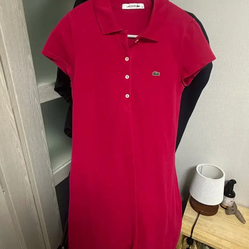 [BUNJANG] Lacoste PK Dress Red / 라코스테 PK원피스
