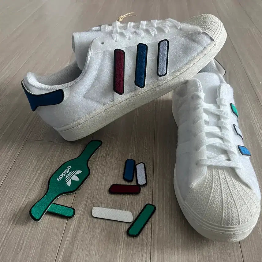 [BUNJANG] Adidas Superstar All-Black Customisable Sneakers / 커스텀 가능한 아디다스 슈퍼스타 올빽 260 새제품