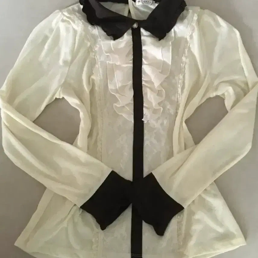 [BUNJANG] Axisfarm Brown Shirring Knit Blouse Latte Gyaru Lovely Hime / 엑시즈팜 브라운 셔링 니트 블라우스 라떼 갸루 러블리 히메 로걀