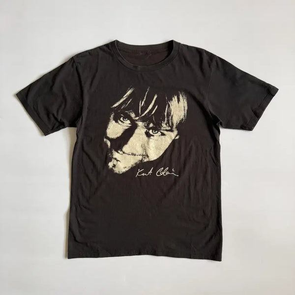 [BUNJANG] Kurt Cobain Portrait T-Shirt / 커트코베인 Kurt Cobain Portrait ( M )