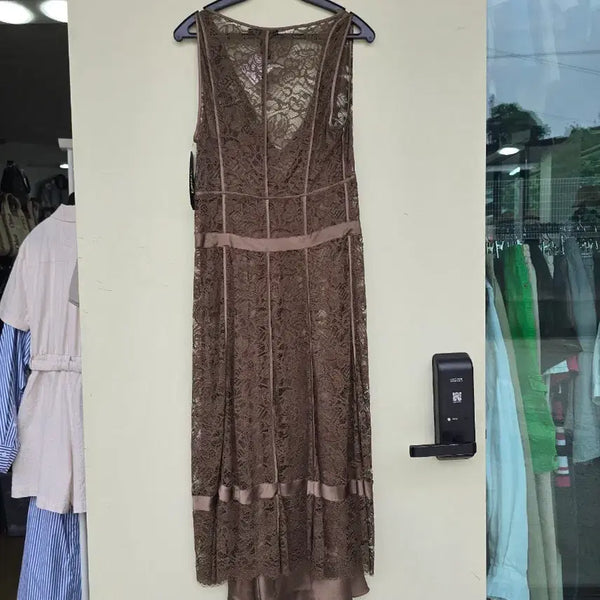 [BUNJANG] DKNY Brown Lace Dress / DKNY 브라운 레이스 원피스