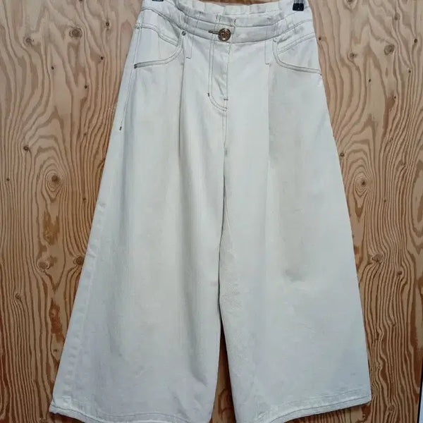 [BUNJANG] MINE Pintuck Wide Cotton Pants / 마인 핀턱 와이드 코튼 팬츠