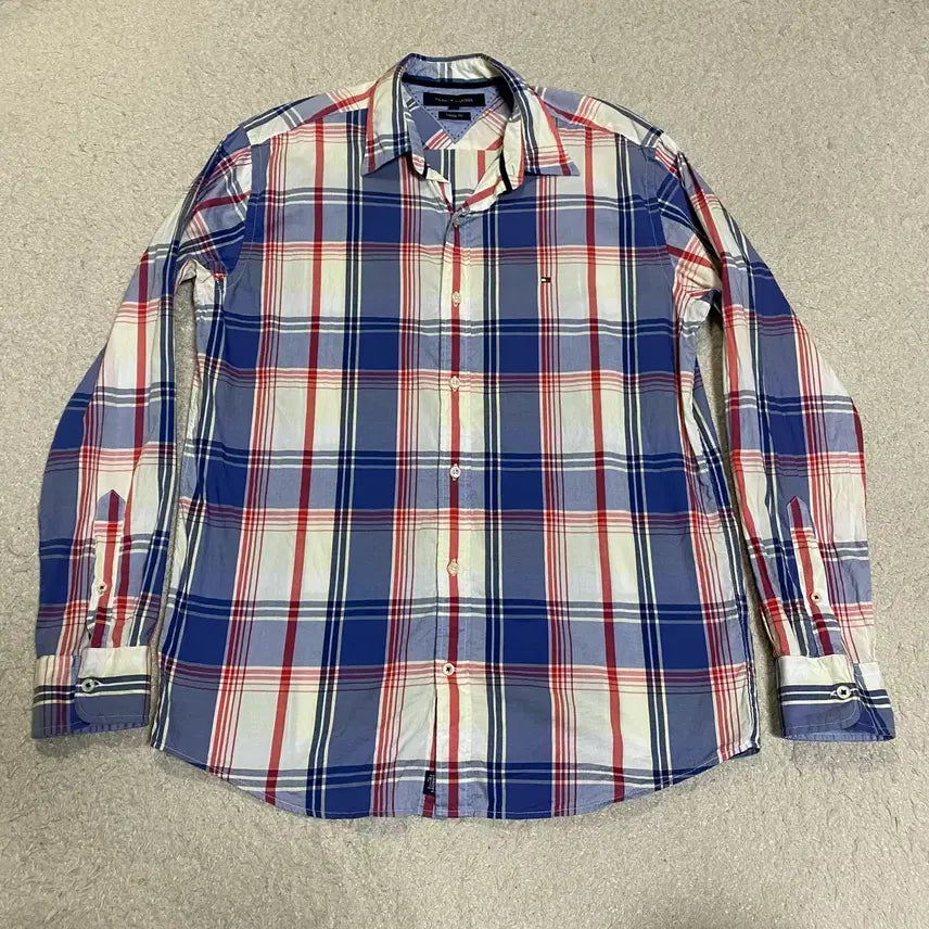 [BUNJANG] Tommy Hilfiger Checkered Shirt M / 타미힐피거 체크 남방 셔츠 m