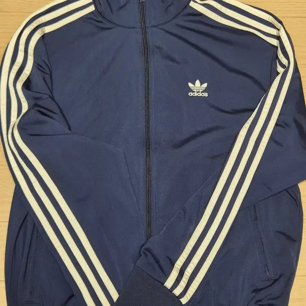 [BUNJANG] Adidas Blue Track Top Jersey / 아디다스 져지 남색 트랙탑