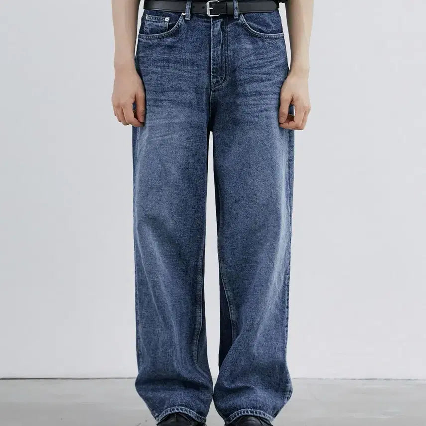 [BUNJANG] Branded 51077 KURABO White Shark Jeans Extra Wide Straight / (32) 브랜디드 51077 KURABO WHITE SHARK JEANS