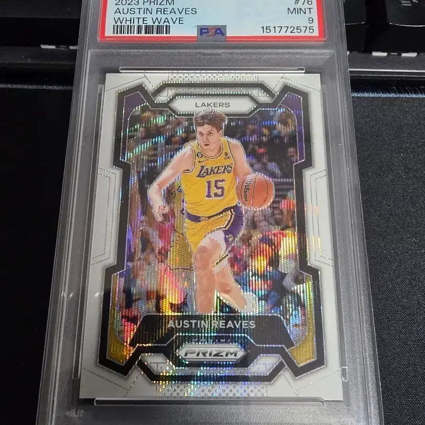 [BUNJANG] 2023-24 Panini Prizm Austin Reaves White Wave #38 (PSA 9) / PSA 9 2023-24 프리즘 오스틴 리브스 화이트 웨이브 38한정