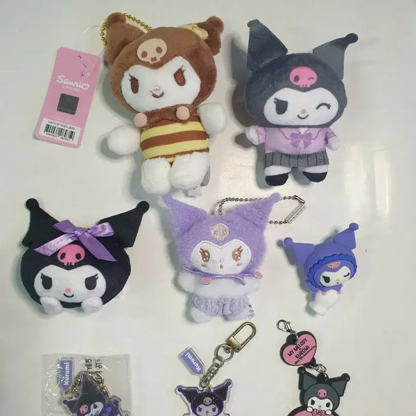 [BUNJANG] Kuromi Plush Keychain Bundle Set / 쿠로미 인형 키링 뽑기 일괄 판매(8/17까지만판매)