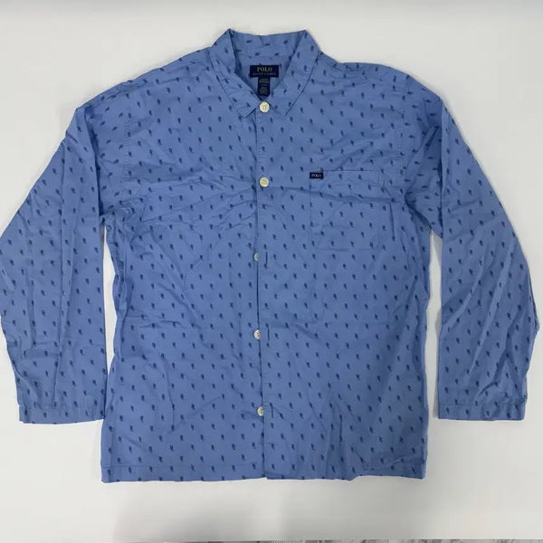 [BUNJANG] Polo Ralph Lauren Long Sleeve Pajama Shirt L / 폴로 랄프로렌 긴팔 파자마 잠옷 셔츠 L