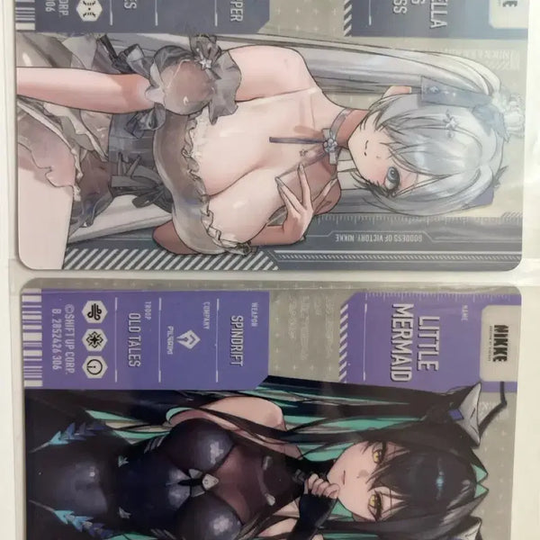 [BUNJANG] Nikke Metallic Pass Card Set 5 Cinderella Little Mermaid Siren Bundle Set / 니케 메탈릭패스 카드 5탄 신데렐라, 리틀머메이드/세이렌  일괄판매