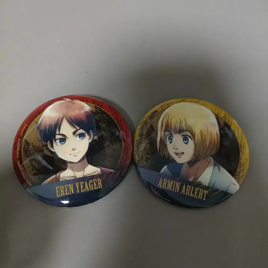 [BUNJANG] Attack on Titan Eren Armin Badge / 진격거 에렌 아르민 뱃지