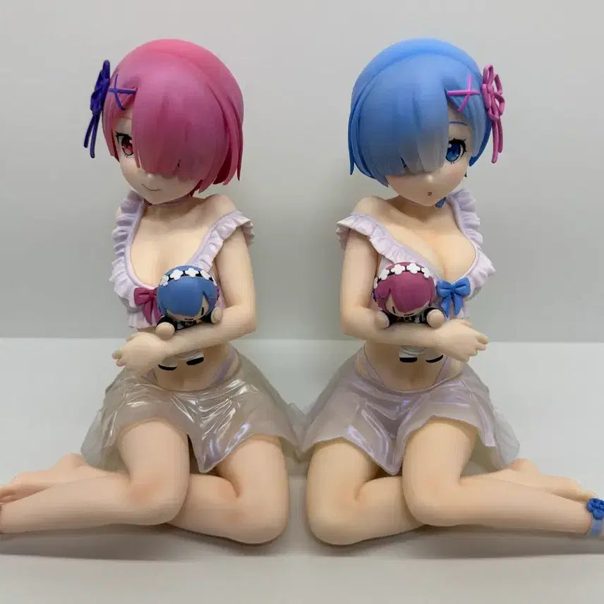 [BUNJANG] Re:Zero 'I Will Remember This Day' Ichiban Kuji Rem A Prize & Ram B Prize Figures / 리제로 I will remember this day 제일복권 렘 a상 람 b상