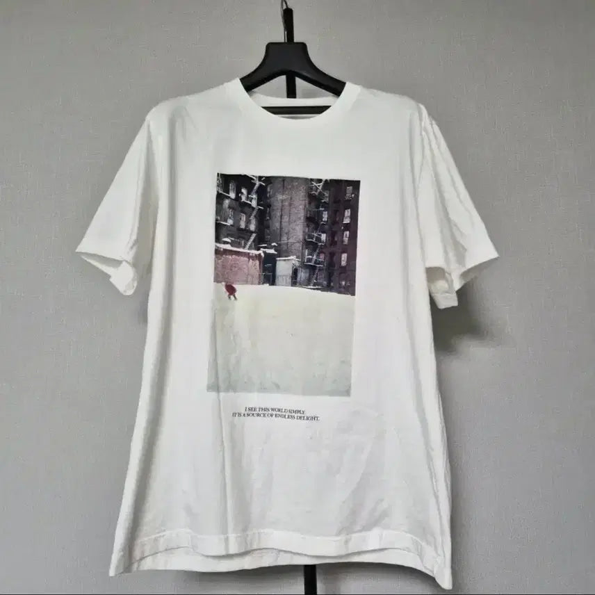 [BUNJANG] Uniqlo Saul Leiter Photo Printing Short Sleeve T-Shirt XL / 유니클로 솔라이터 포토 프린팅 반팔티 XL