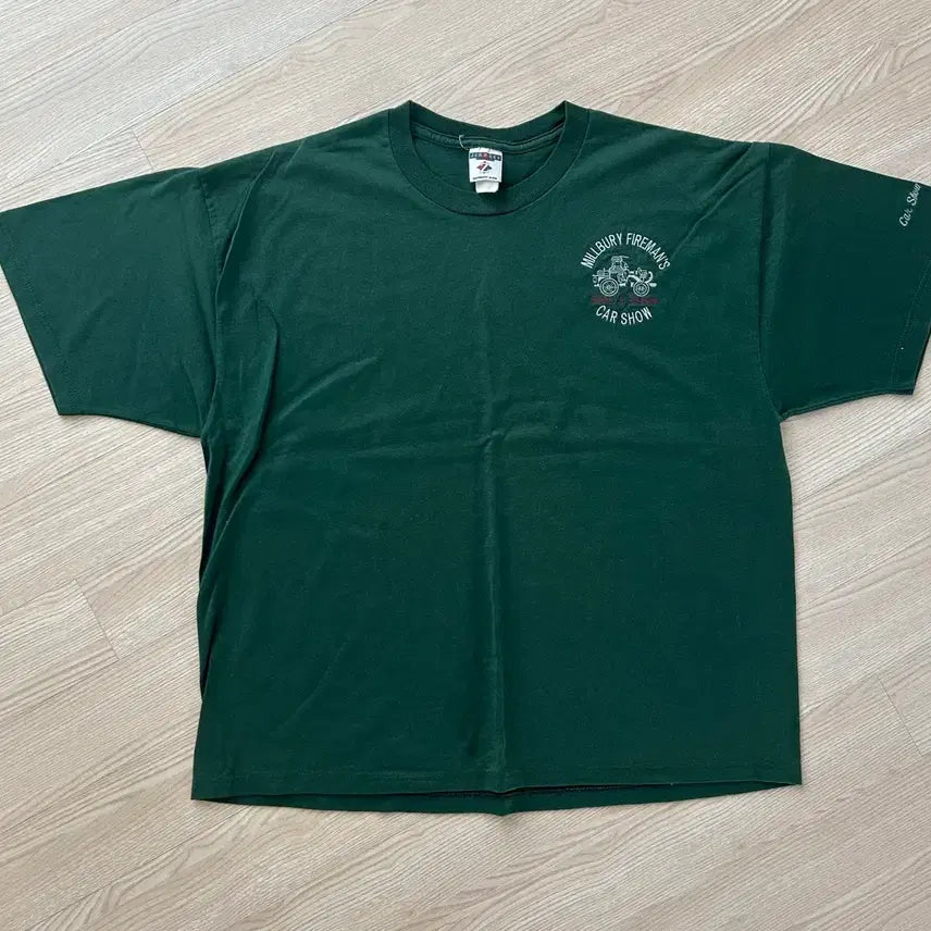 [BUNJANG] Millbury Fireman's Car Show Graphic T-Shirt / 반팔티