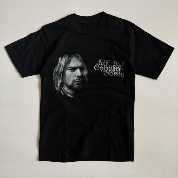 [BUNJANG] Kurt Cobain Vintage T-Shirt / 커트 코베인 빈티지 반팔 티셔츠 Kurt Cobain / Band ( S )