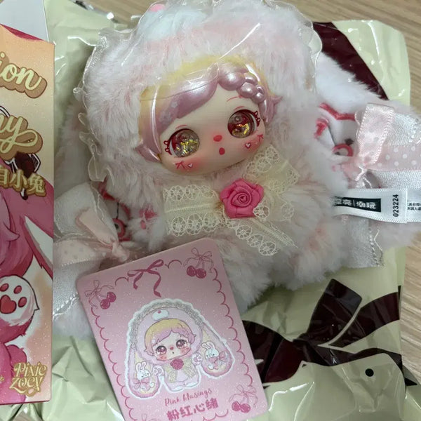 [BUNJANG] Baby3 Pixie Joy Confession Rabbit Plush Keyring / [정품] [디테일갑] 베이비쓰리 픽시조이 고백토끼 인형키링