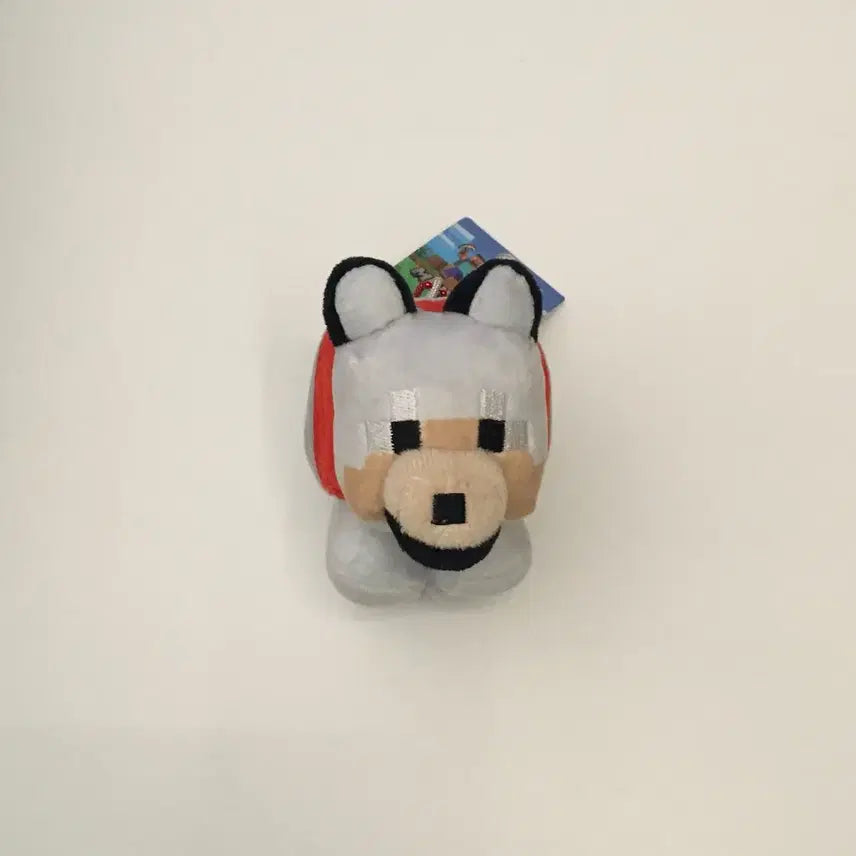 [BUNJANG] Minecraft Wolf Mascot Plush Keychain / 마인크래프트 마크 마스코트 인형 키링 늑대