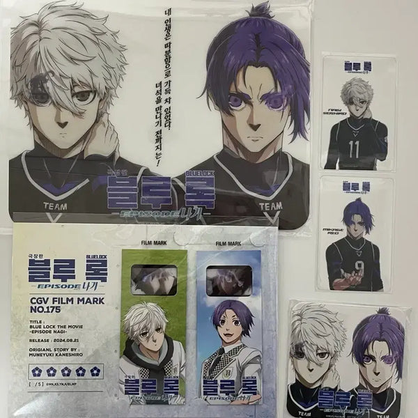 [BUNJANG] Blue Lock Episode Nagi Special Bonus PASHAT Card & Leo Chess Acrylic Stand Bundle Set / 블루록 에피나기 극장판 특전 파샤 웨하스 레오 아크릴 일괄