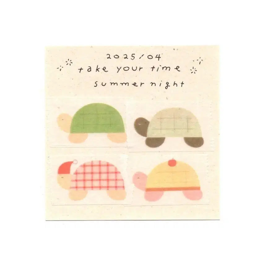 [BUNJANG] Summer Night Turtle Washi Tape / 여름밤 거북이 마테띵
