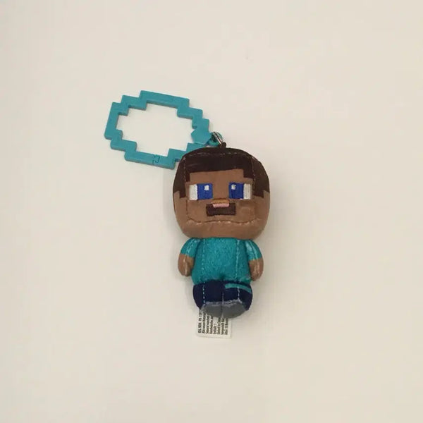 [BUNJANG] Minecraft Steve Plush Keychain Hanger / 마인크래프트 마크 아트박스 플러쉬 백행거 인형 키링 - 스티브