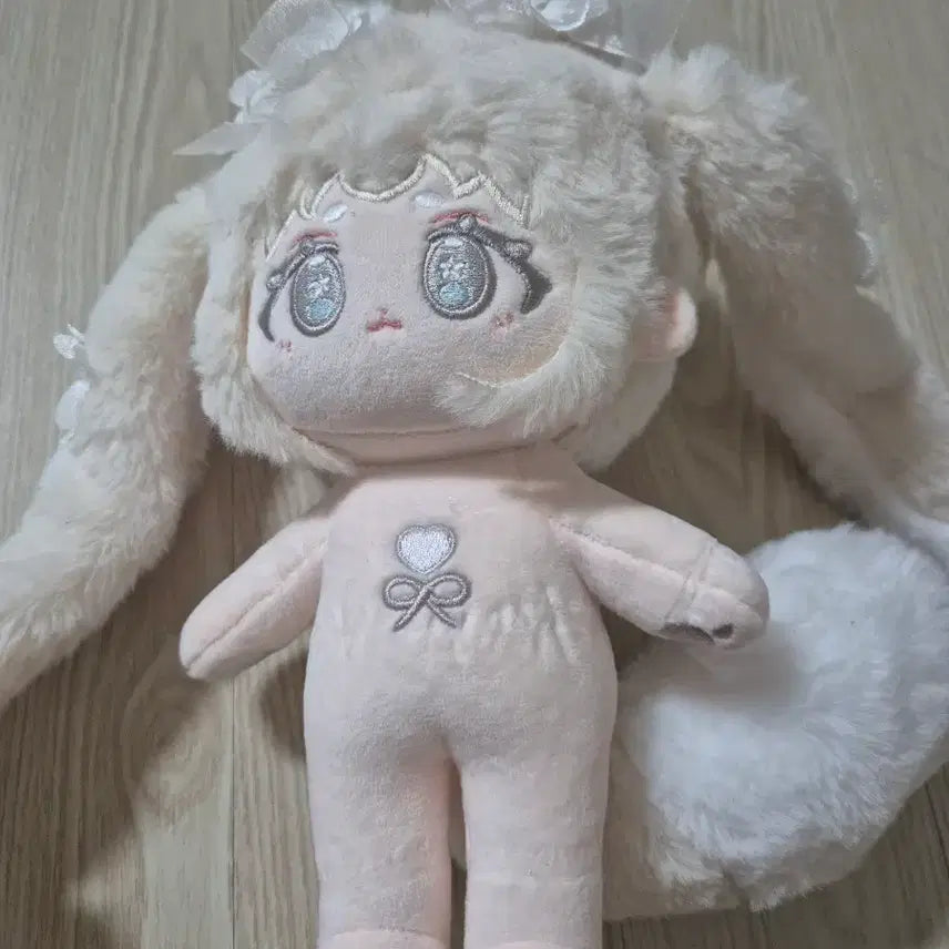 [BUNJANG] 20cm Unstuffed Cotton Doll with Detachable Tail / 20cm 무속성 솜인형