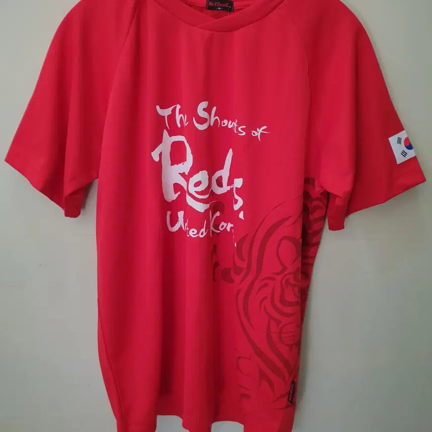 [BUNJANG] Red Devil Short Sleeve T-Shirt Red Size 100 / Red Devil 반팔 빨강 100