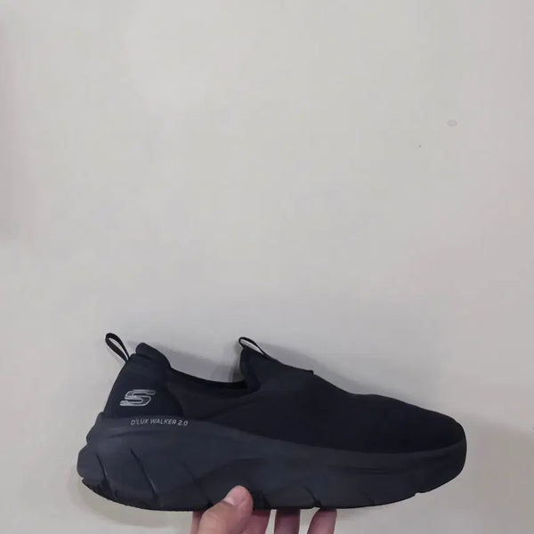 [BUNJANG] Skechers Deluxe Walker 2.0 Relaxed Fit Triple Black Sneakers / [235] 스케쳐스 디럭스워커2.0 릴렉스드핏 트리플블랙ㅡ단종매물,최저가