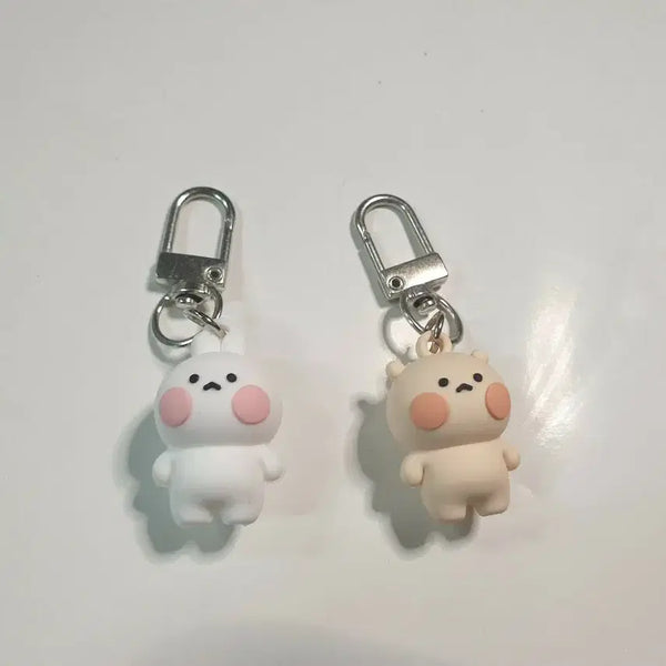 [BUNJANG] Bear and Rabbit Character Keyring Set / (8/16까지만) 곰돌찡 토끼찡 키링 일괄 판매