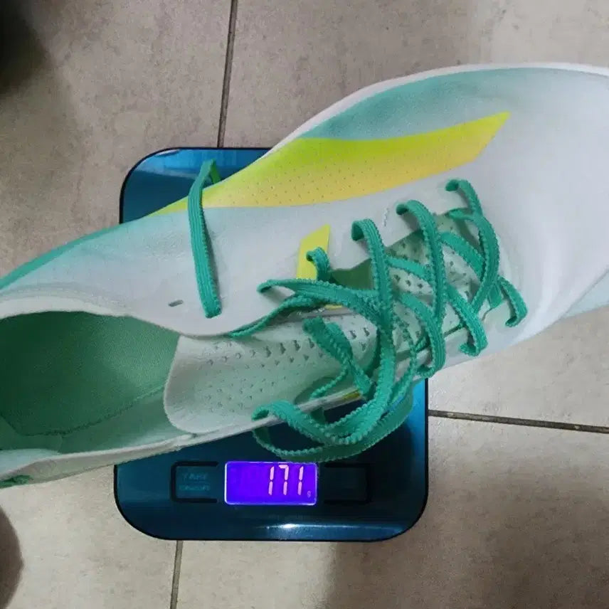 [BUNJANG] ANTA Speed 2.0 Carbon Running Shoes Mint 270mm / 안타 스피드 2.0 카본 러닝화 민트 270mm