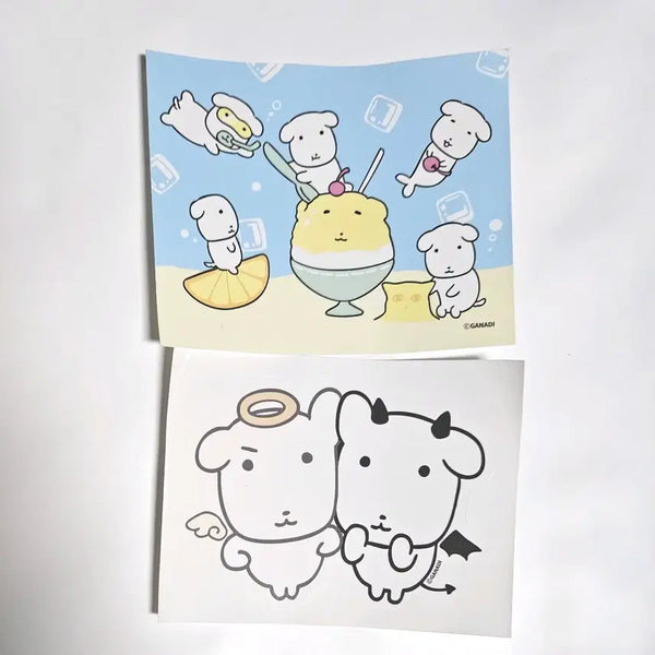 [BUNJANG] Ganadi Sticker Set (2 Types) / 가나디  스티커 2종
