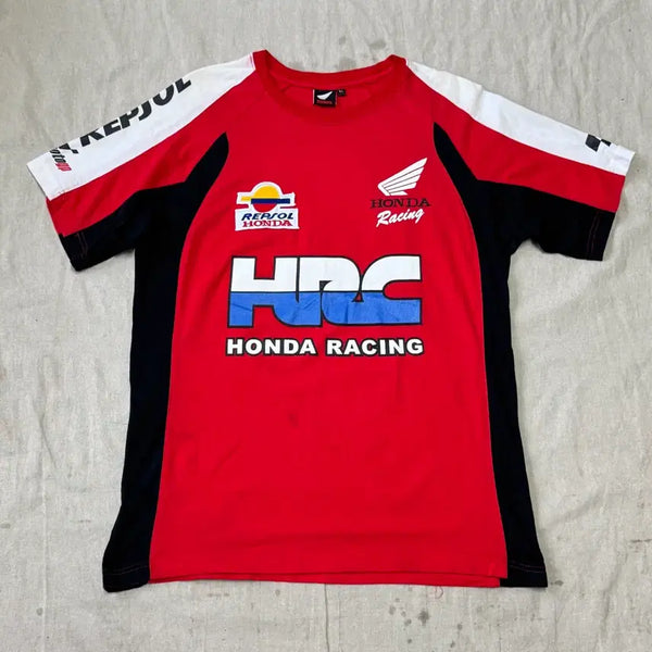 [BUNJANG] Honda Racing Color Block T-Shirt XL / 혼다 레이싱 배색 반팔 XL