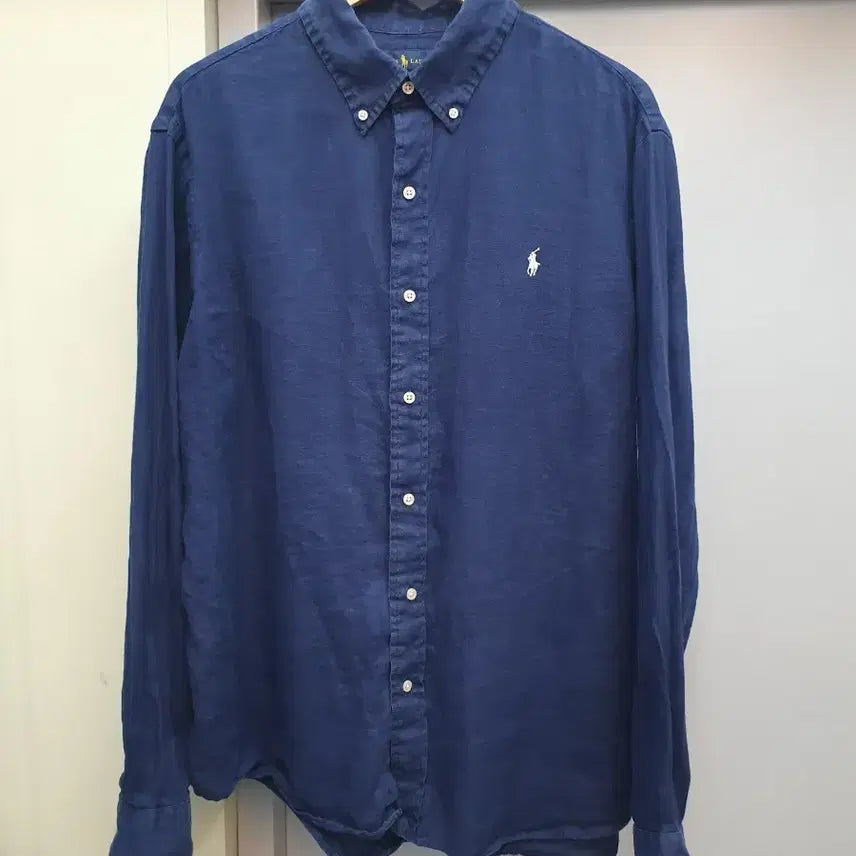 [BUNJANG] Polo Ralph Lauren Linen Shirt XL (Fits 110-115) / 폴로랄프로렌 린넨 셔츠 110~115