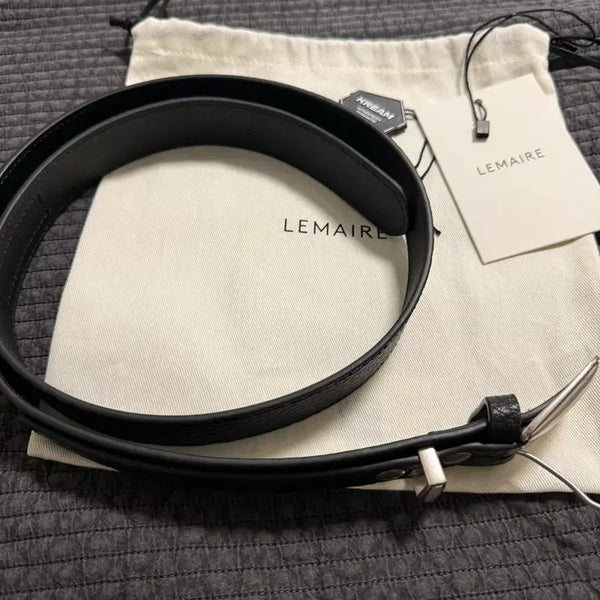 [BUNJANG] Lemaire Minimal Western Belt Black / [100] 르메르 미니멀 웨스턴 벨트 블랙