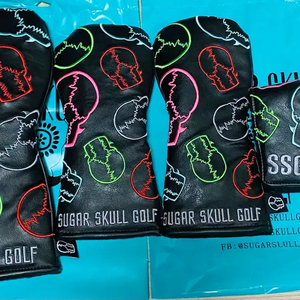 [BUNJANG] Sugar Skull Driver Headcover Set (4 Types) / 슈가스컬 드유우퍼. 4종 헤드커버