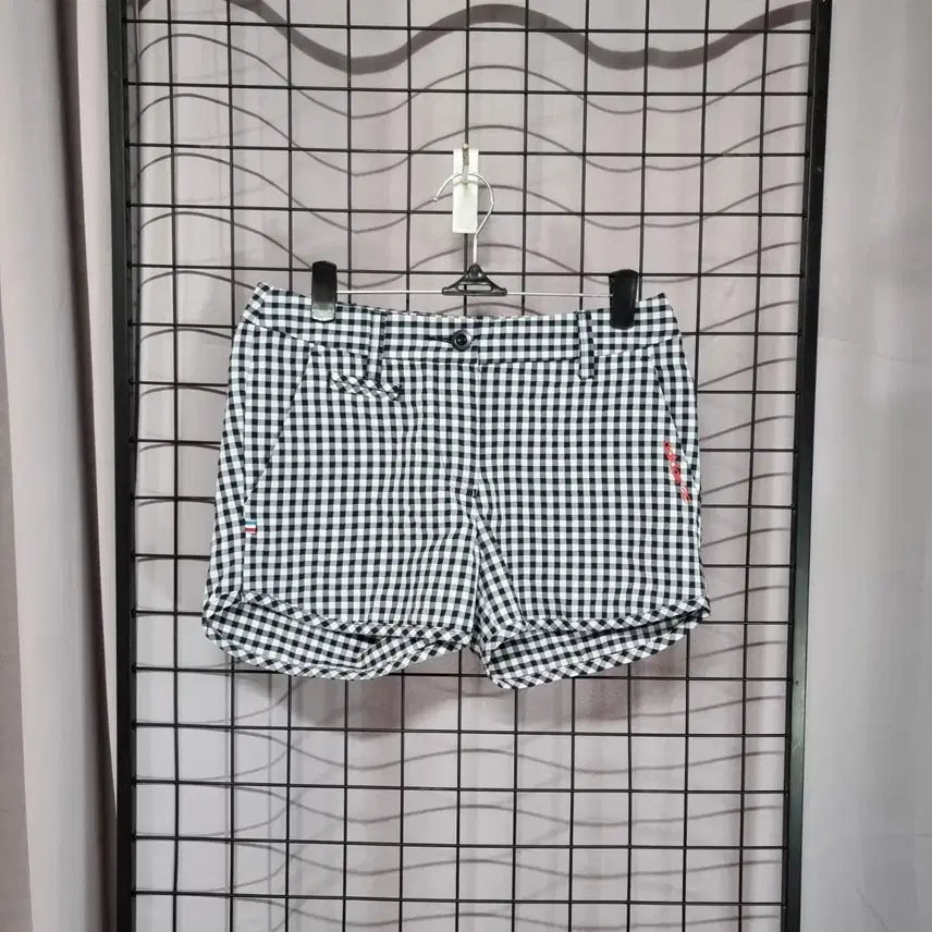 [BUNJANG] Adidas Women's Seersucker Shorts Pants XS / 아디다스 골프 반바지 여성 시어서커 쇼츠 팬츠 XS