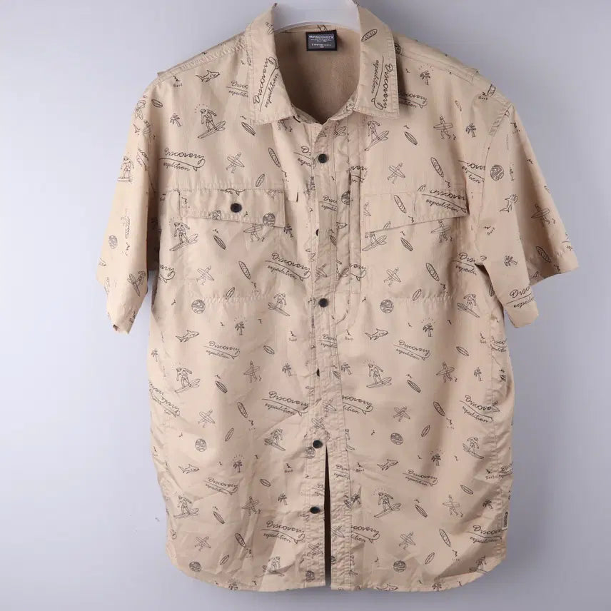 [BUNJANG] Discovery Pocket Short Sleeve Shirt (Size 100) / 디스커버리 포켓 반팔 셔츠 (100)